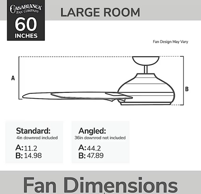 Hunter Casablanca Inez Outdoor ENERGY STAR DC with LED Light 60"