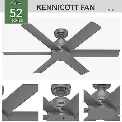 Hunter Casablanca - Kennicott Outdoor 52" - NO LIGHT