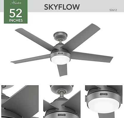 Hunter Casablanca - Skyflow Outdoor with LED Light 52"
