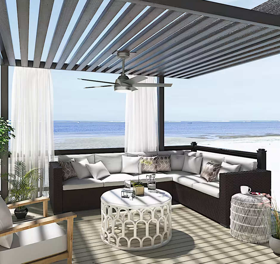 Hunter Casablanca - Skyflow Outdoor with LED Light 52"