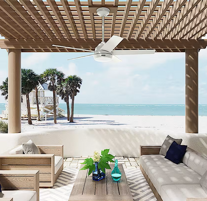 Hunter Casablanca - Skyflow Outdoor with LED Light 52"