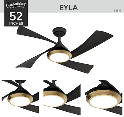 Hunter Casablanca Vespucci Outdoor with LED Light 52"