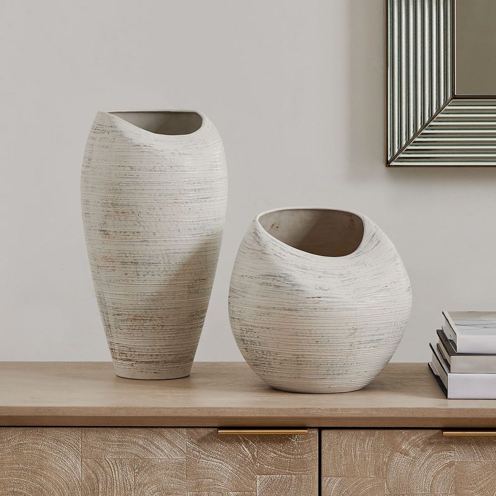 Inara Indoor-Outdoor Vases, Set of 2