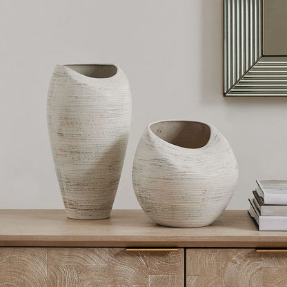 Inara Indoor-Outdoor Vases, Set of 2