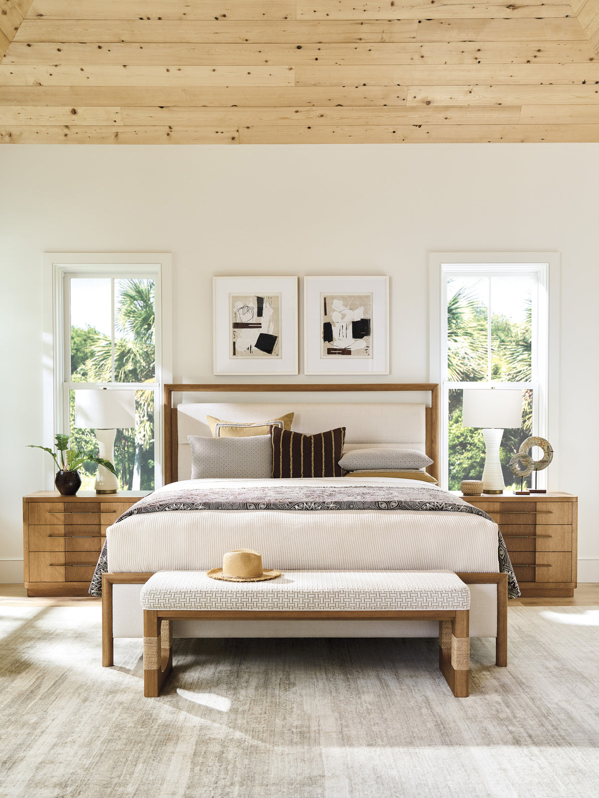 Isla Nova Upholstered Bed / Headboard