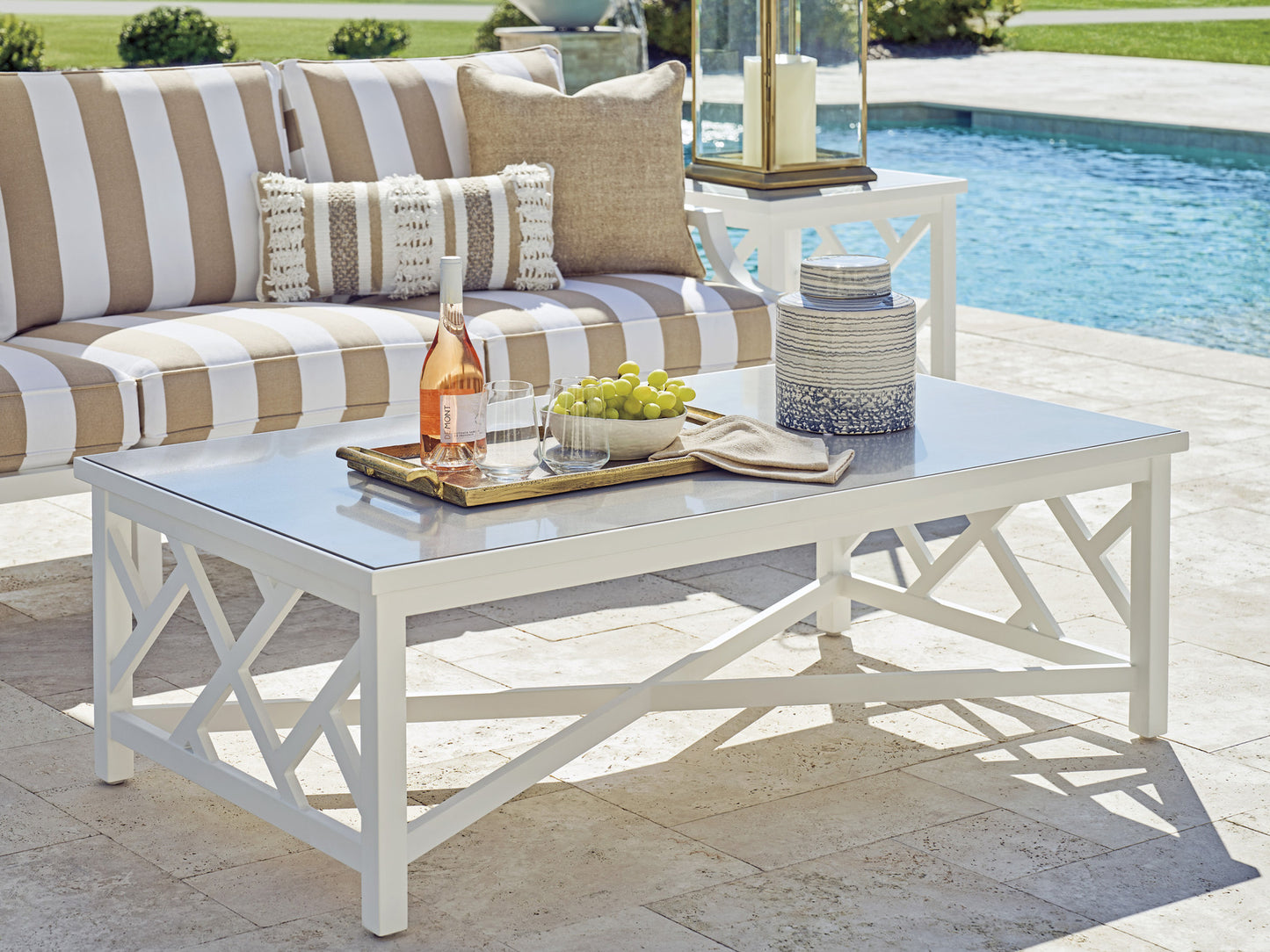Tommy Bahama Island Classics Rectangular Cocktail Table