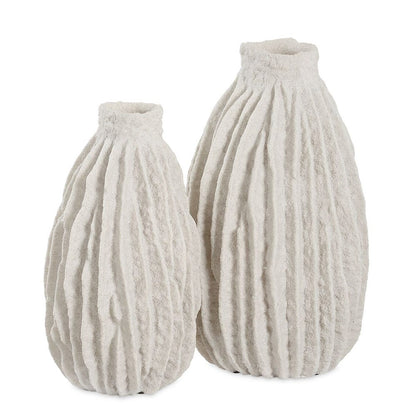 Ivory Ridge Vases, Set of 2