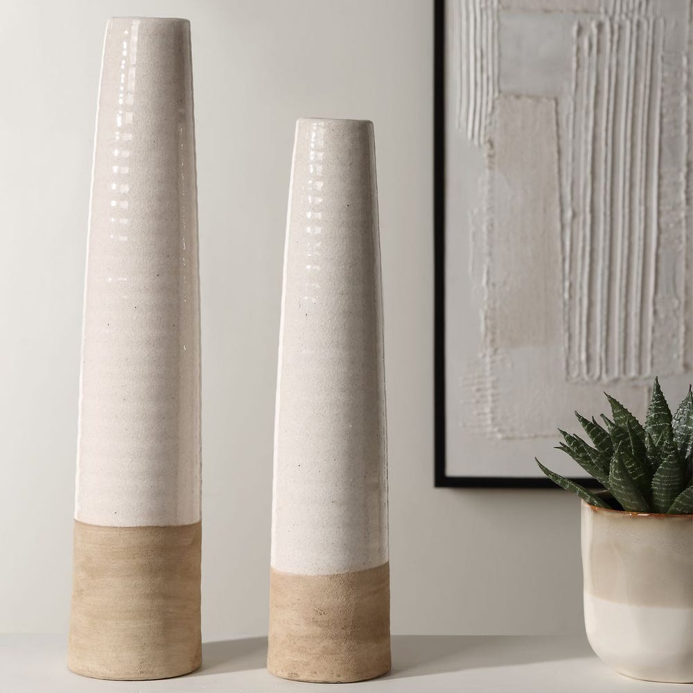 Ivory Sands, Vases, Set of 2