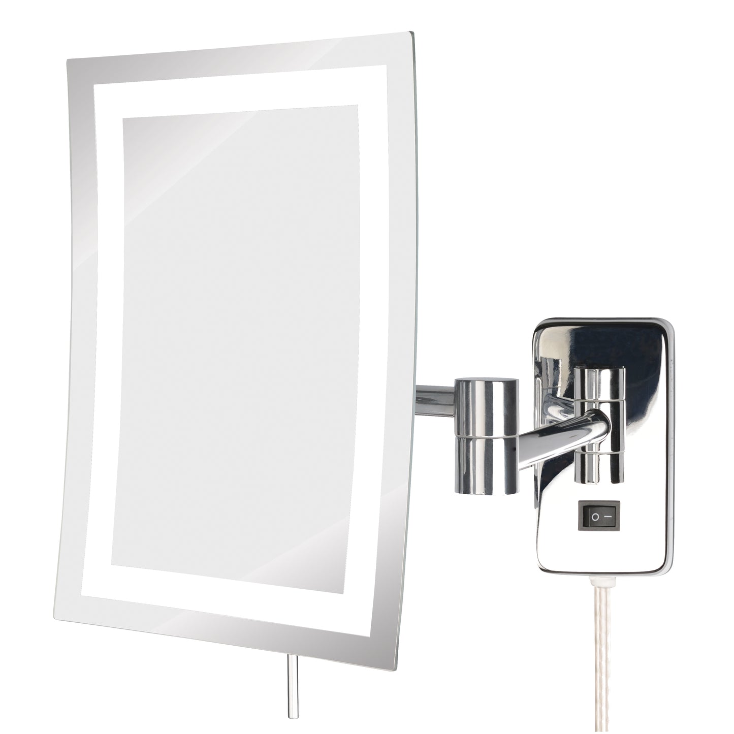 Jerdon Style 6.5" x 9" 5X LED Lighted Mirror