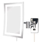Jerdon Style 6.5" x 9" 5X LED Lighted Mirror