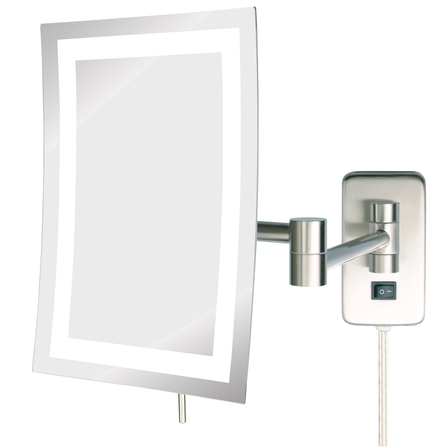 Jerdon Style 6.5" x 9" 5X LED Lighted Mirror