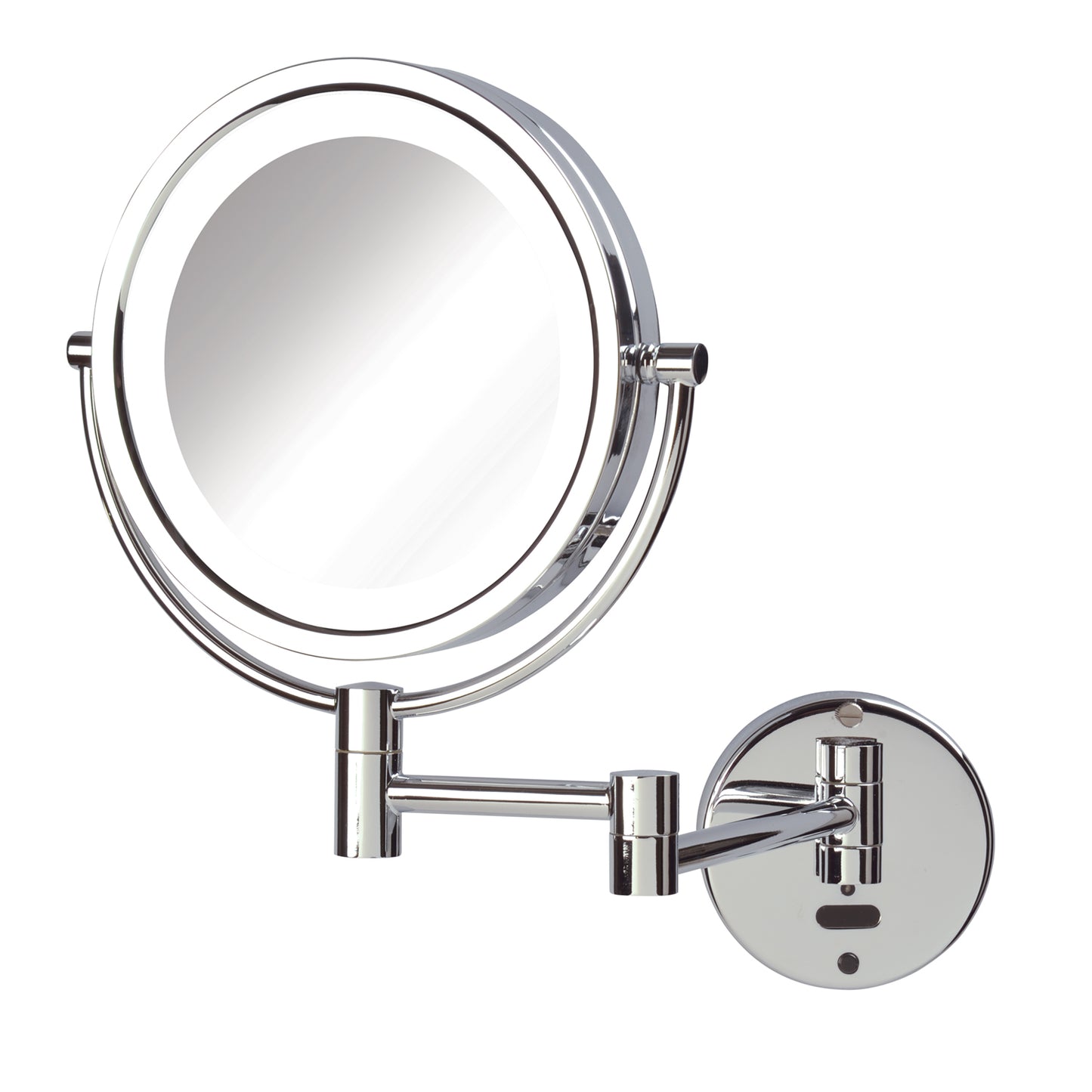 Jerdon Style 8.5" 8X-1X LED Lighted Motion Mirror