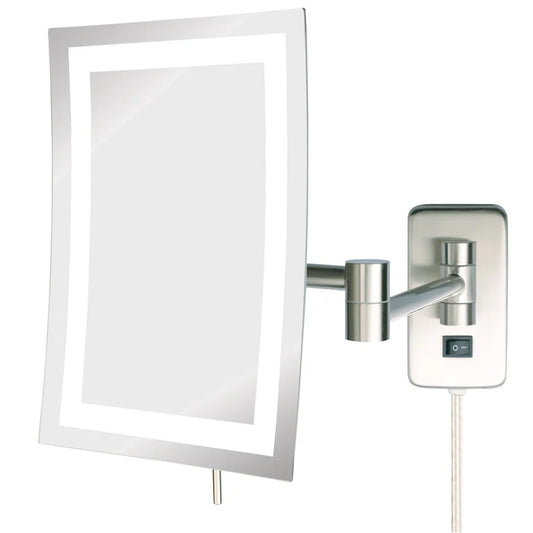 Jerdon Style 6.5" x 9" 5X LED Lighted Mirror