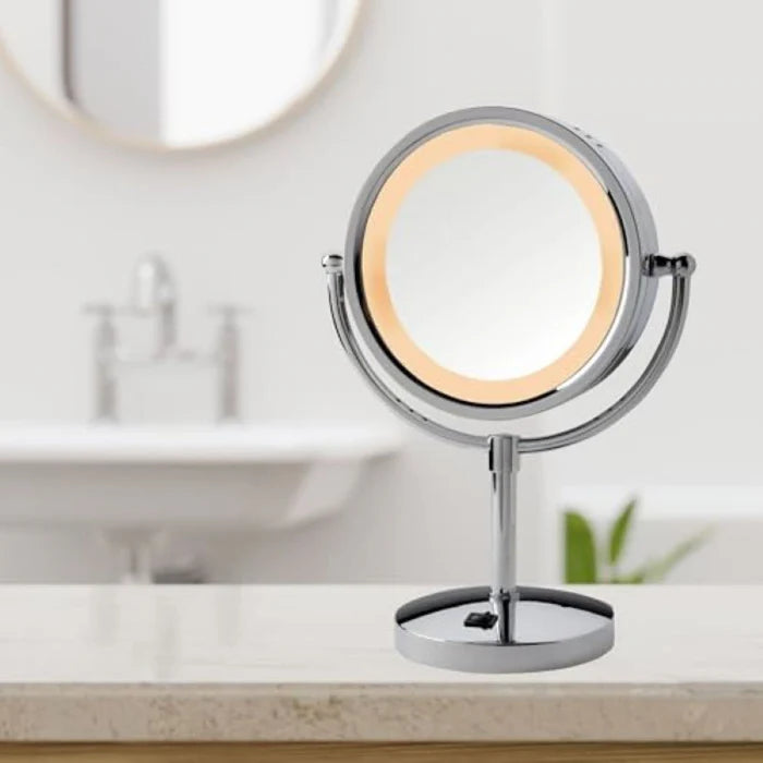 Jerdon Style 8.5" 5X-1X LED Lighted Mirror