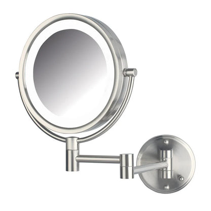 Jerdon Style 8.5" 8X-1X Wall Mounted LED Lighted Mirror
