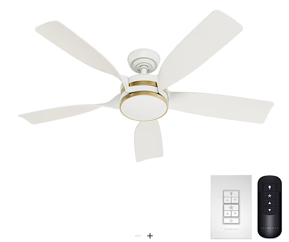 Hunter Casablanca Julia Outdoor ENERGY STAR DC with LED Light 52"