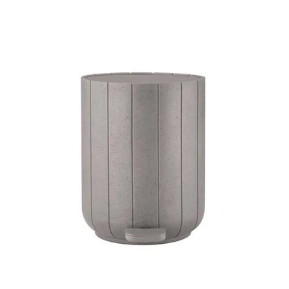 KUA Bathroom Soft-Close Step Trash Can - 0.8 Gallon Recycled Polyresin - Modern Organic
