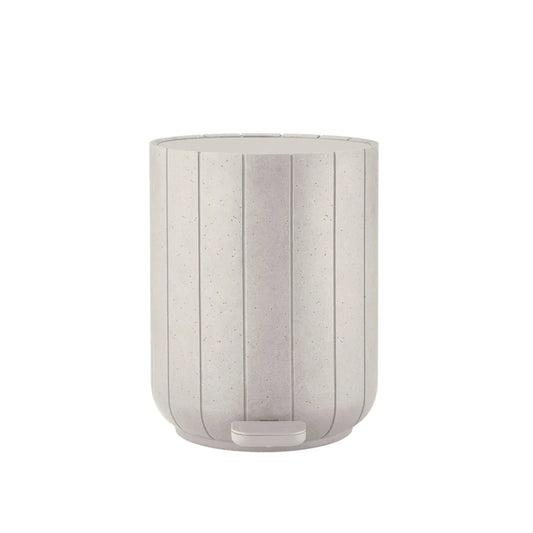 KUA Bathroom Soft-Close Step Trash Can - 0.8 Gallon Recycled Polyresin - Modern Organic