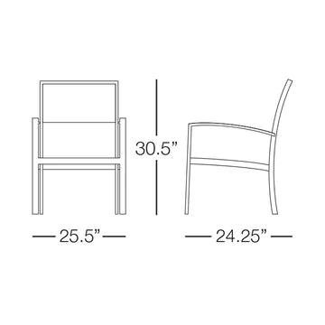 Kannoa Saint Lucia Armchair