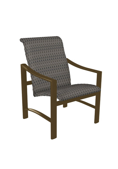 Kenzo Weathered Gray Woven Dining Chair