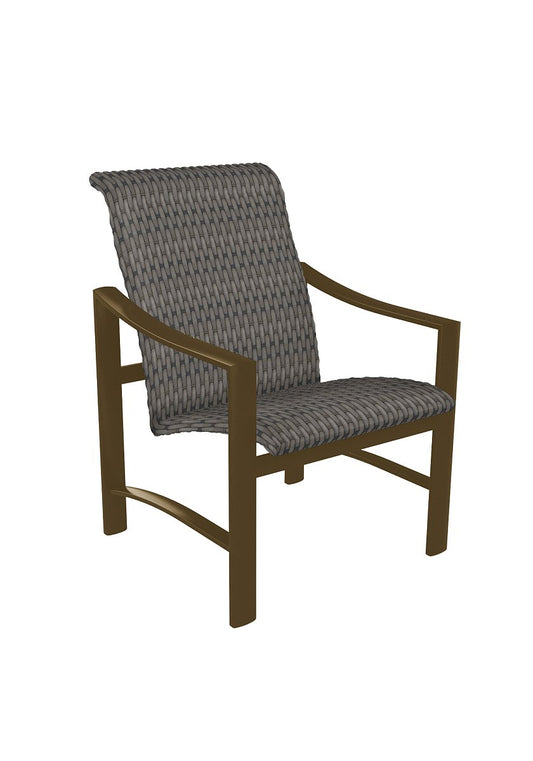 Kenzo Weathered Gray Woven Dining Chair