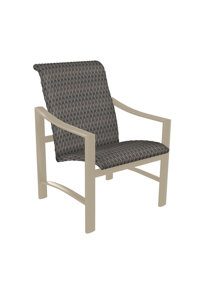 Kenzo Weathered Gray Woven Dining Chair