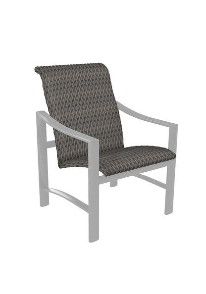 Kenzo Weathered Gray Woven Dining Chair