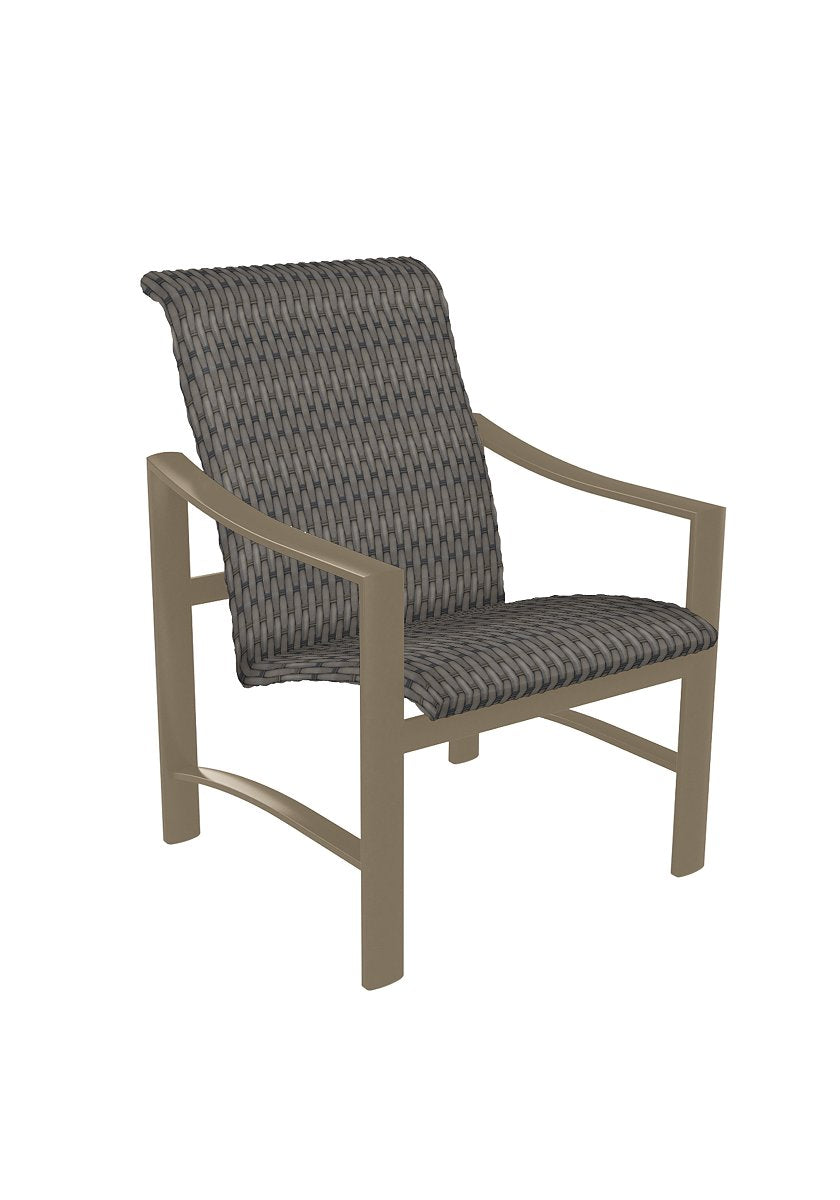 Kenzo Weathered Gray Woven Dining Chair