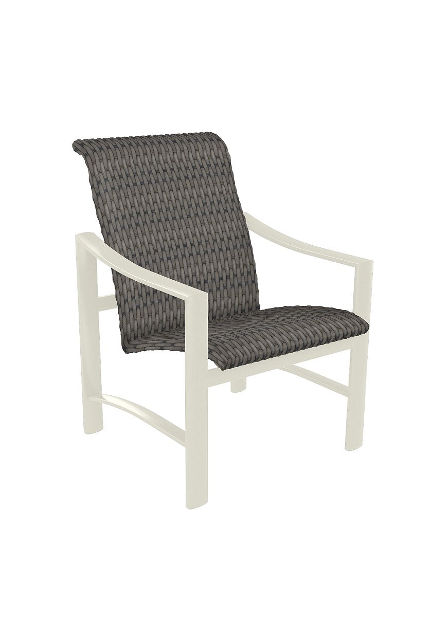 Kenzo Weathered Gray Woven Dining Chair