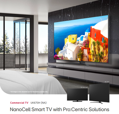 LG Commercial TV, 4K Ultra HD UK670H