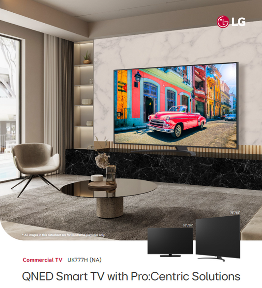 LG Commercial TV, 4K Ultra HD UK777H