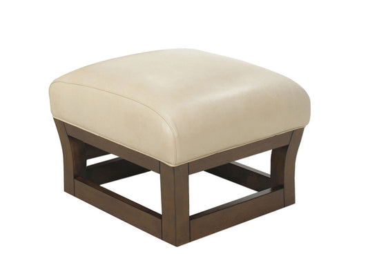 Ocean Club Fusion Leather Ottoman