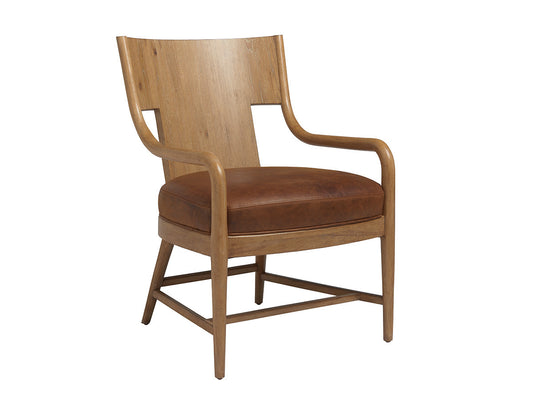 Los Altos Radford Leather Chair By Tommy Bahama