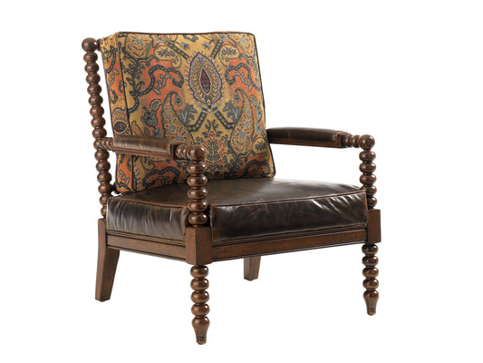 Kingstown Maarten Leather Chair By Tommy Bahama