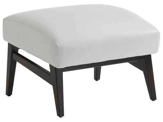 Palm Desert Covina Leather Ottoman