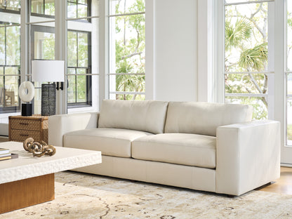 Key Biscayne Granville Leather Sofa