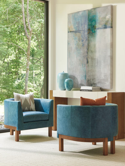 Palm Desert Sonata Leather Chair By Tommy Bahama