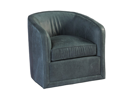 Los Altos Colton Leather Swivel Chair
