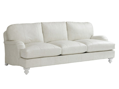 Ocean Breeze Gilmore Leather Sofa