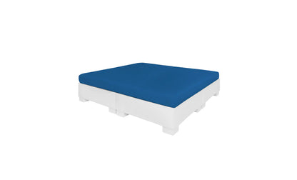 Ledge Lounger Affinity Square Sunbed with Flat Cushion