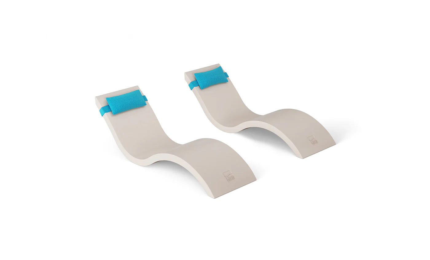 Ledge Lounger Outdoor Escape In-Pool Furniture Bundle
