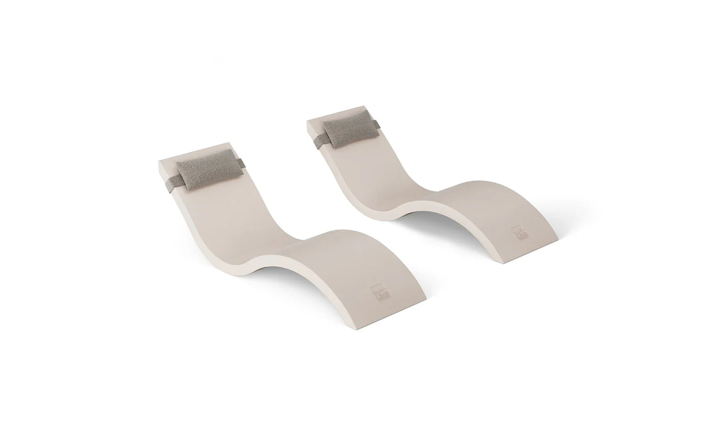 Ledge Lounger Outdoor Escape In-Pool Furniture Bundle