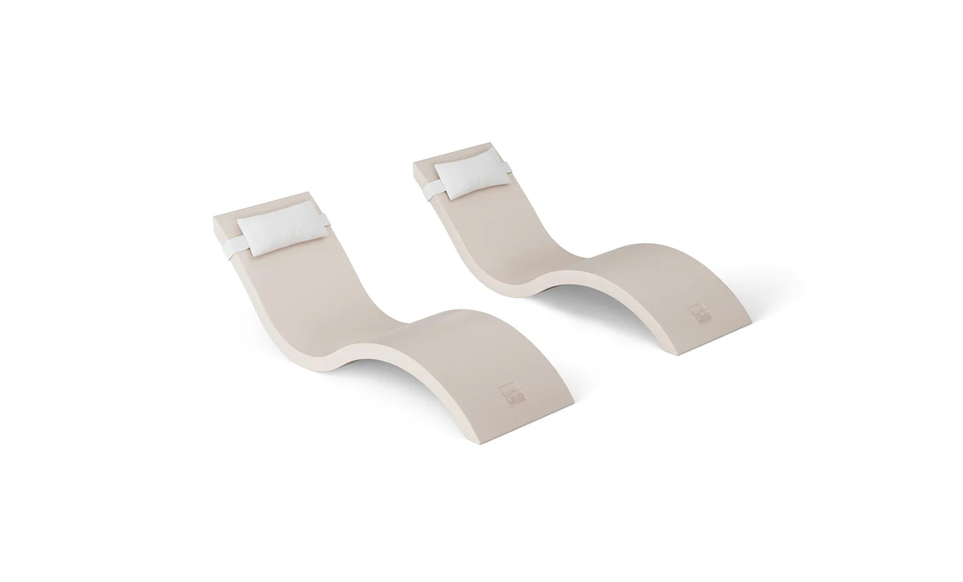 Ledge Lounger Outdoor Escape In-Pool Furniture Bundle