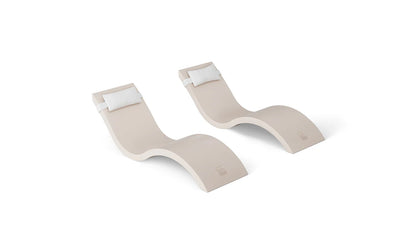 Ledge Lounger Outdoor Escape In-Pool Furniture Bundle