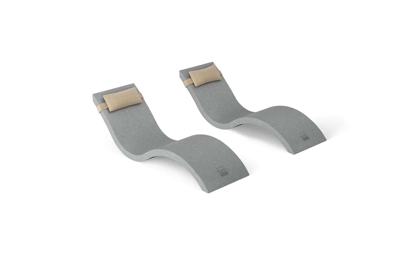 Ledge Lounger Outdoor Escape In-Pool Furniture Bundle