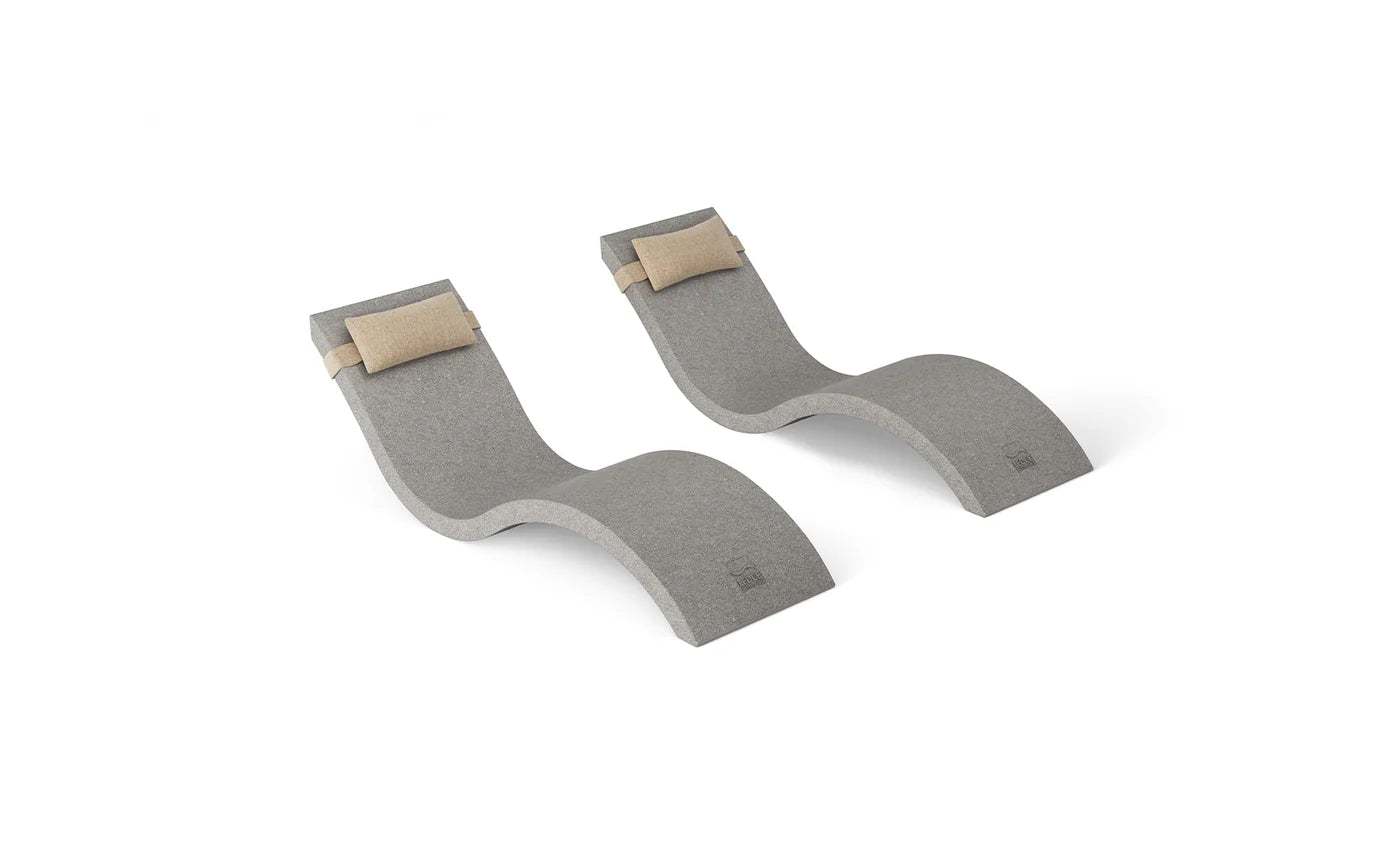 Ledge Lounger Outdoor Escape In-Pool Furniture Bundle