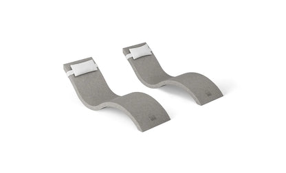 Ledge Lounger Outdoor Escape In-Pool Furniture Bundle