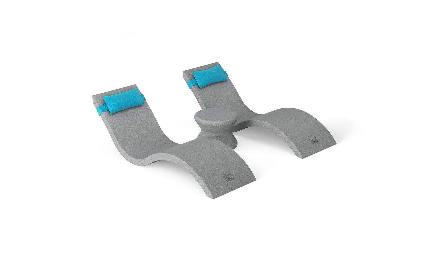 Ledge Lounger Outdoor Paradise In-Pool Furniture Bundle