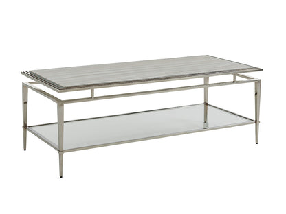 Lexington Ariana Athene Stainless Cocktail Table