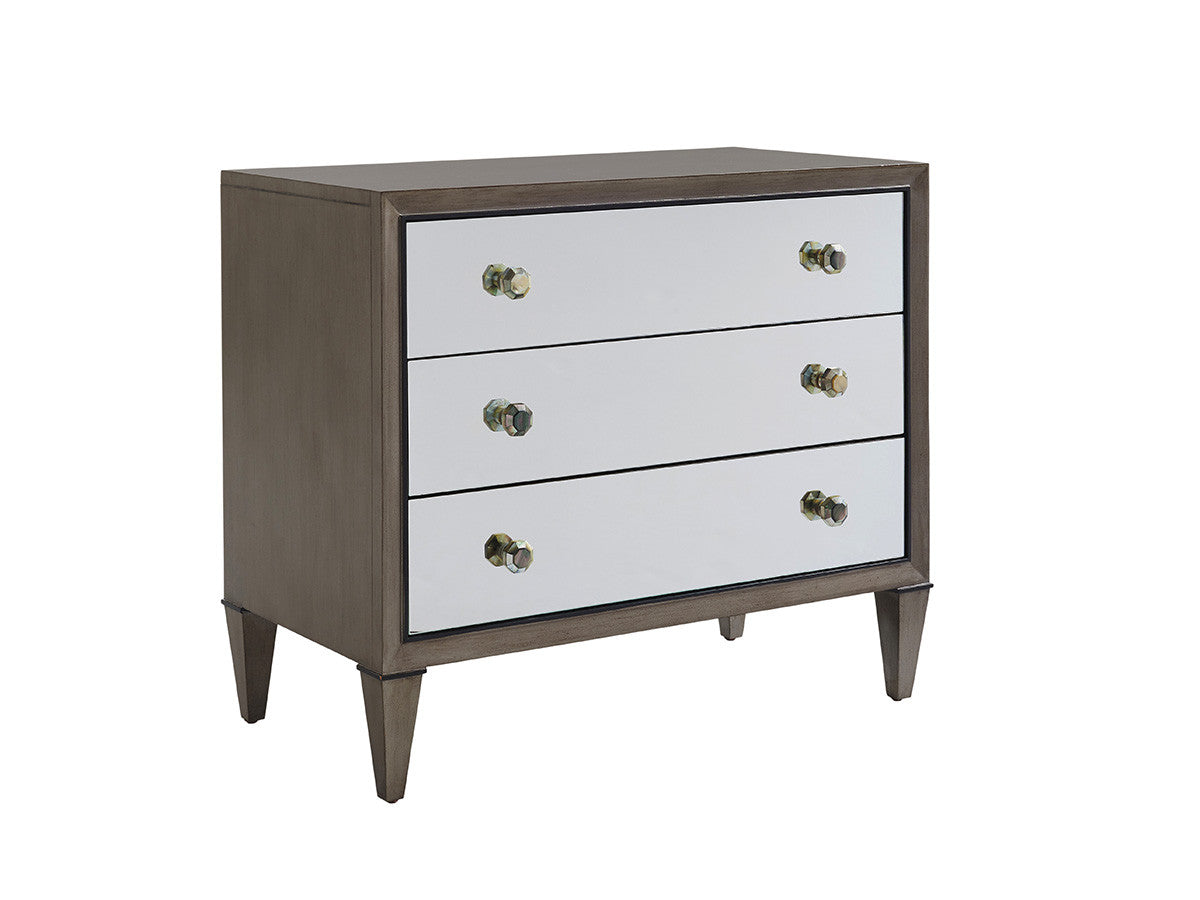Lexington Ariana Divonne Mirrored Nightstand